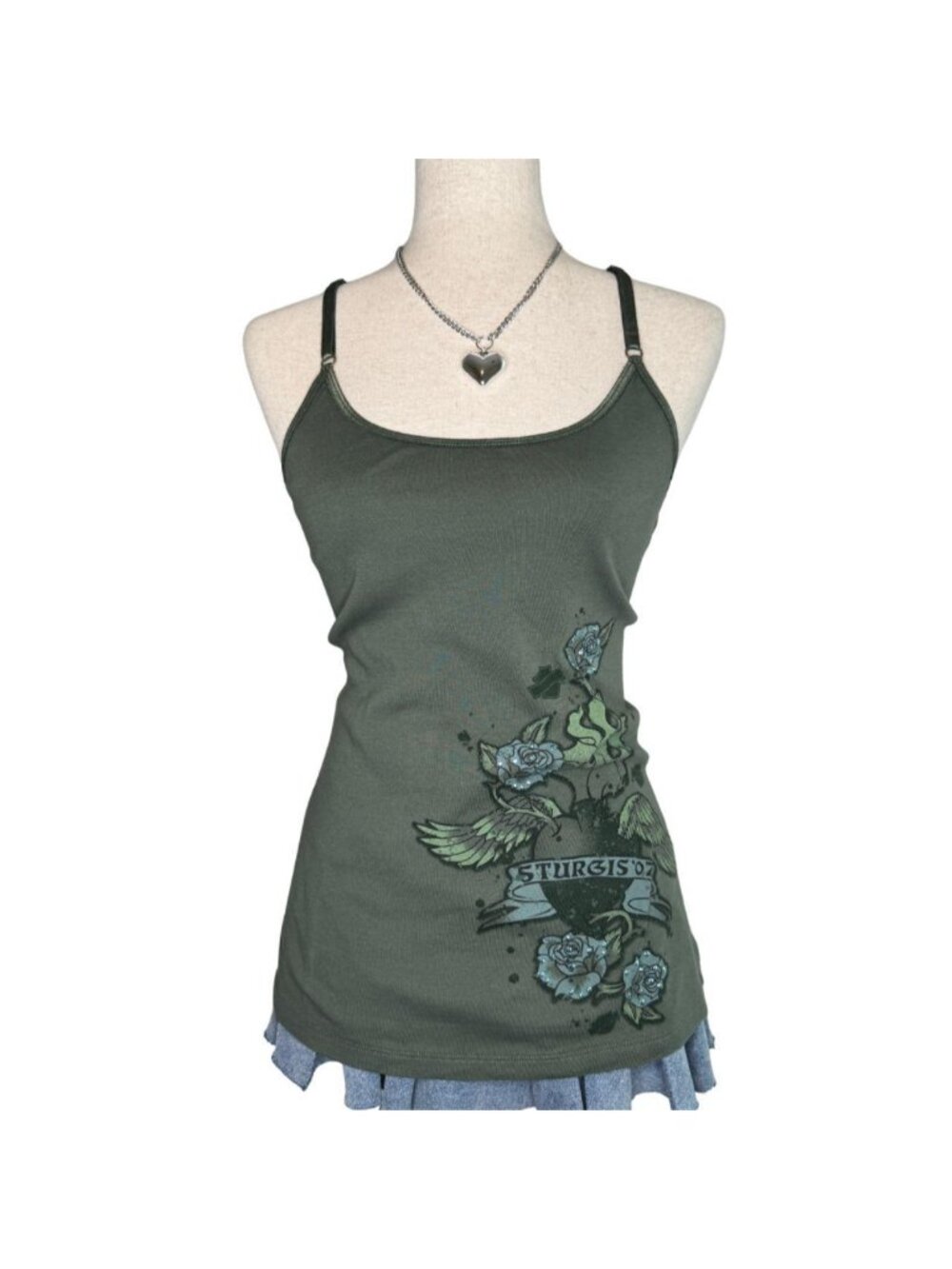 Harley-Davidson Sturgis 2007 Rhinestone Tank Top M